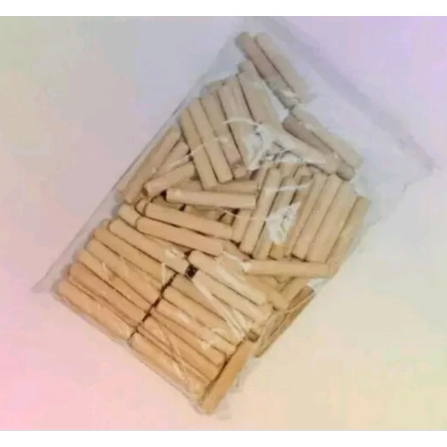 Kayu Dowel 8x40mm Pen Dowel SET 100Pcs Model Ulir Lebih Kayu Dowel 8x40mm Pen Dowel SET 100Pcs Model Ulir Lebih