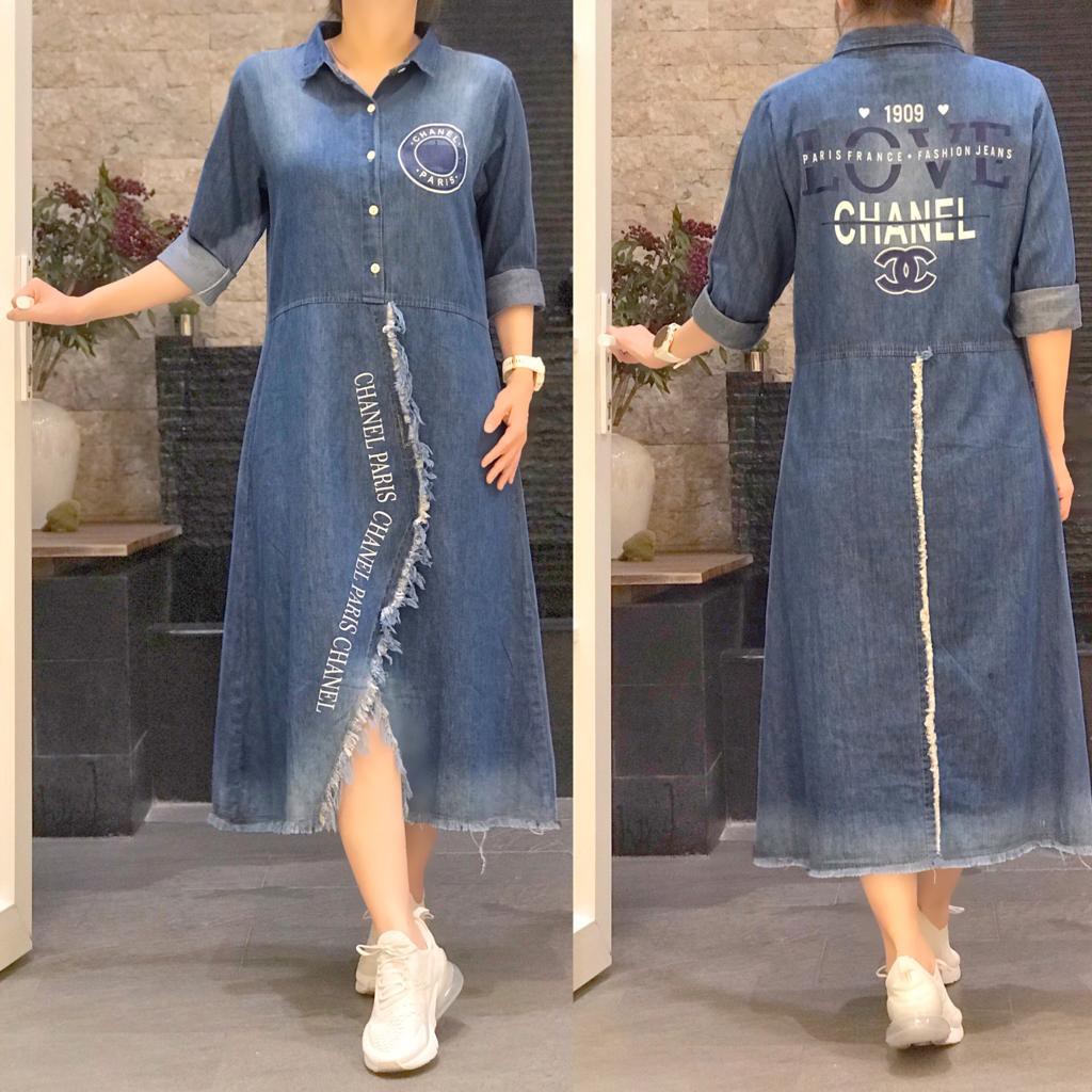 NEW ZYANA LONG TUNIK DENGAN VARIASI MODEL KEKINIAN MATT JEANS WASH