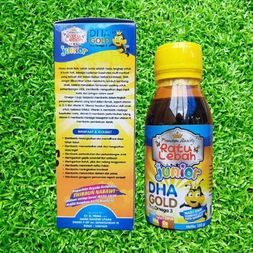 Madu Anak Ratu Lebah Junior Penambah Nafsu Makan DHA Plus Omega 3