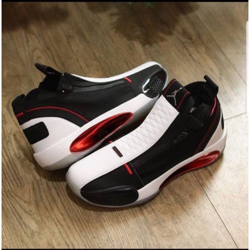 Nike Air Jordan 34 Zipper White Black Red