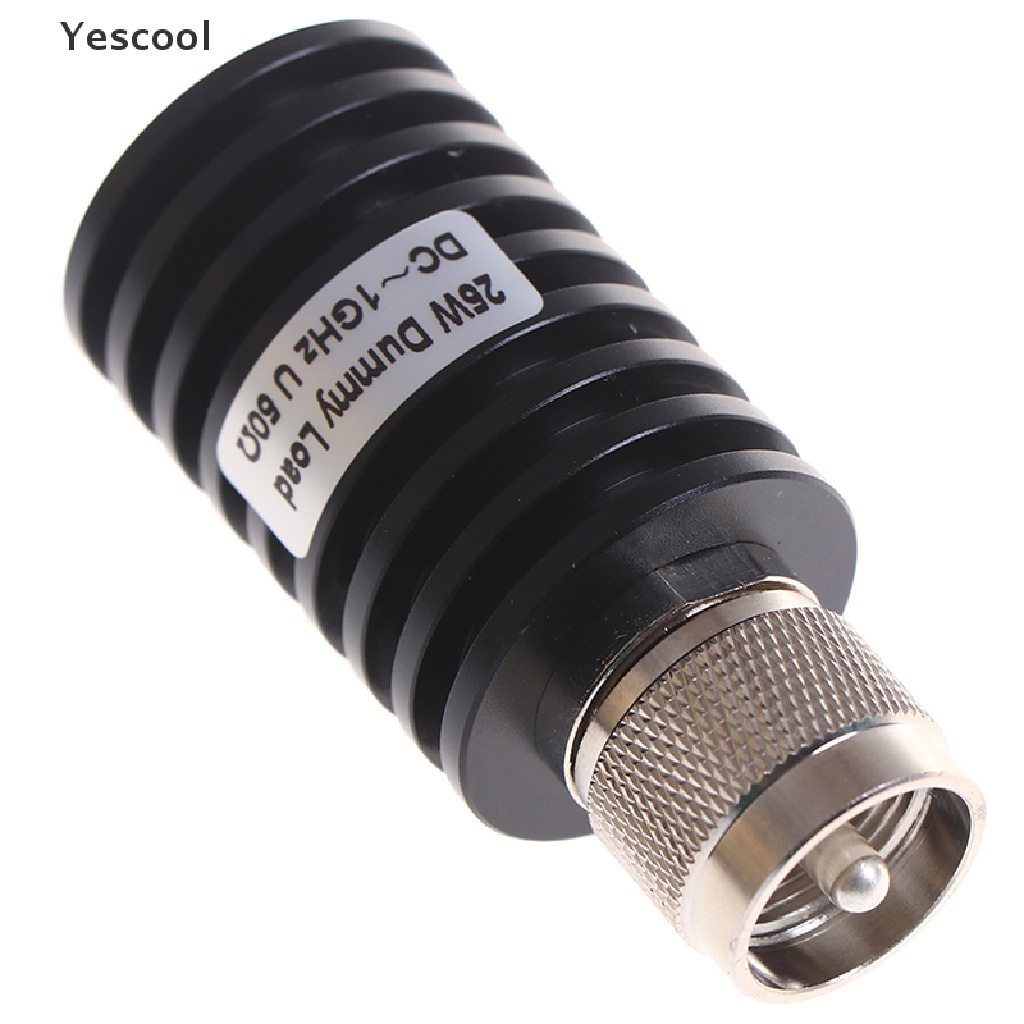 Yescool RF Coaxial 25W UHF PL259 M Male Konektor 50 Ohm DC-1GHz Dummy Load Plug