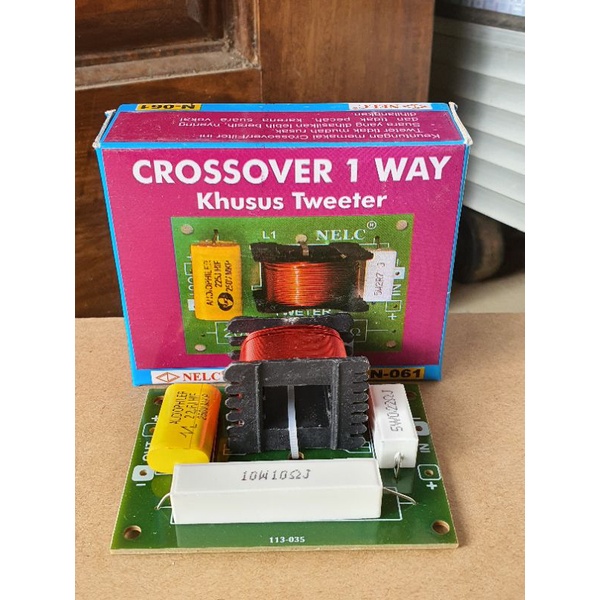 KIT CROS OVER TWEETER 1 WAY 700HZ NELC N-061 CROSSOVER TWITTER TWITER