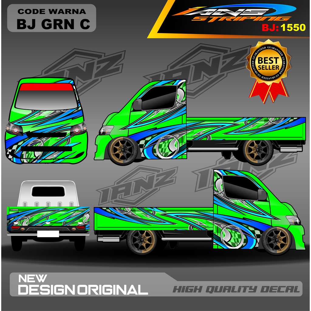 DECAL STIKER PICK UP GRANMAX CARRY L300 FULL BODY / STIKER PICK UP / STICKER GRANMAX