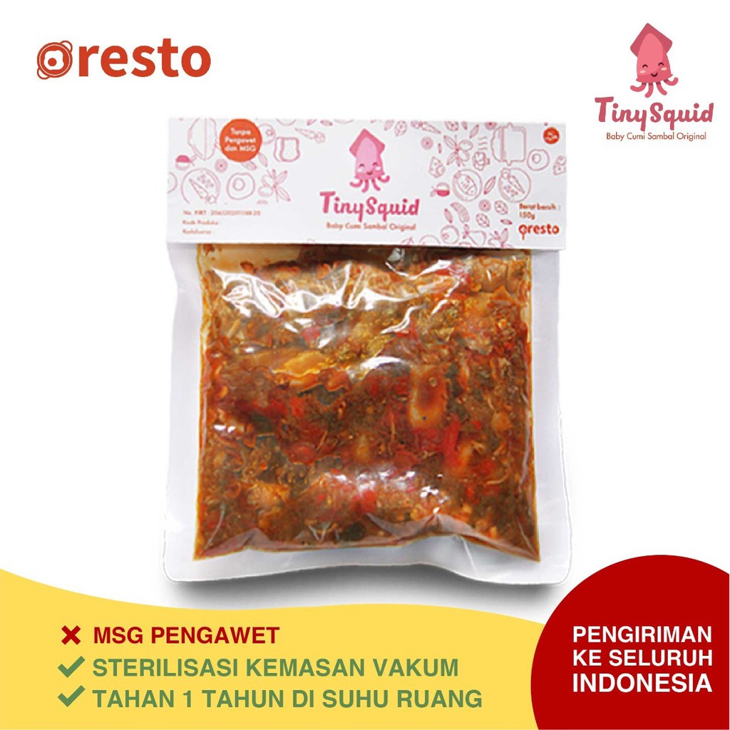 

Tiny Squid - Sambal Baby Cumi Original 150 gr