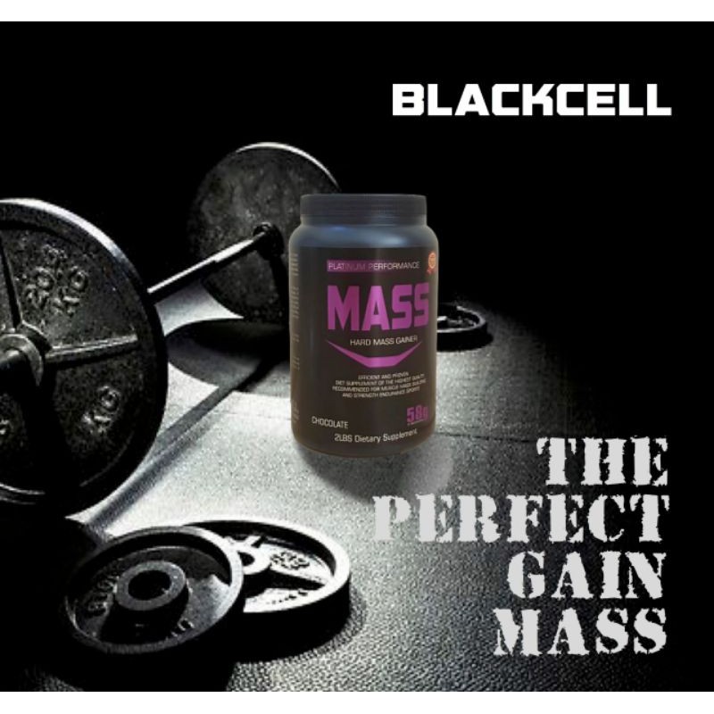 BPOM & HALAL Blackcell mass gainer 2lbs 2lb rasa enak pas buat bulking