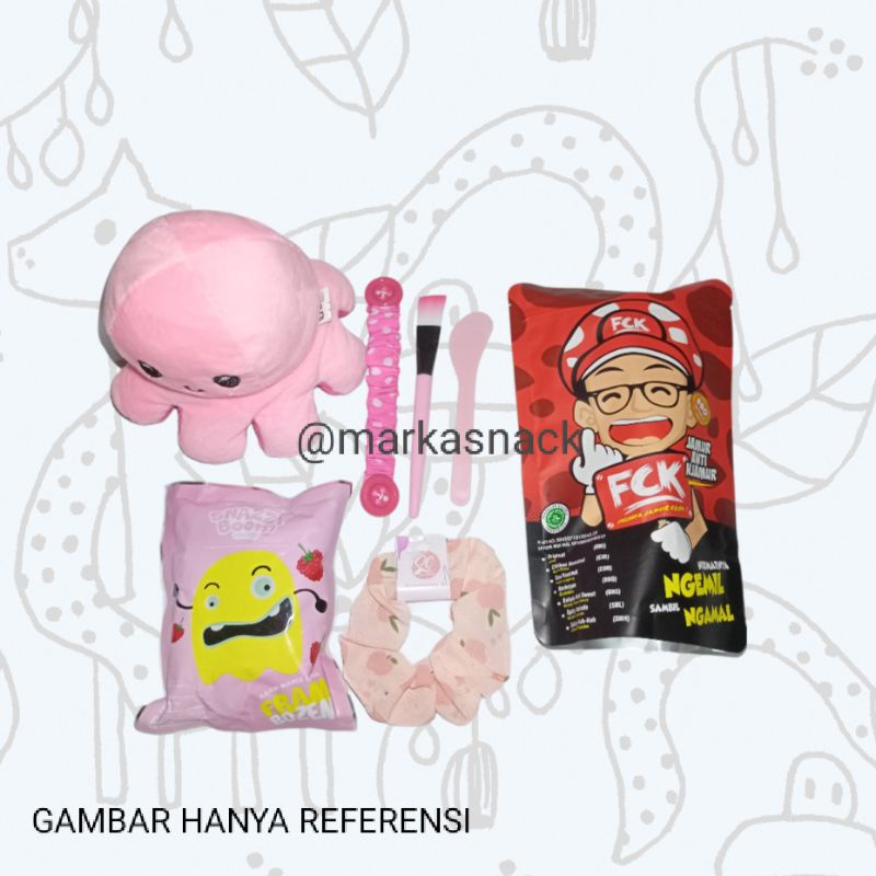 Hampers Boneka Gurita Mini & Snack