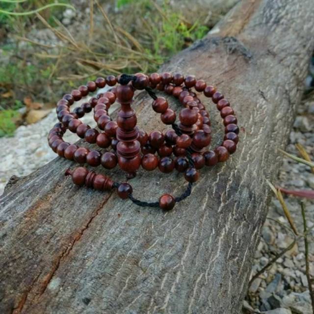 Tasbih muslim kayu galih nogosari/nagasari ngurak