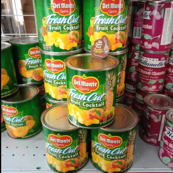 ctn / delmonte cocktail 850gr/ buah koktail kalengan 12pcs