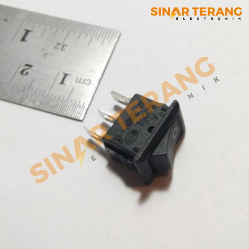 Saklar kecil, saklar Hitam mini 15x10mm