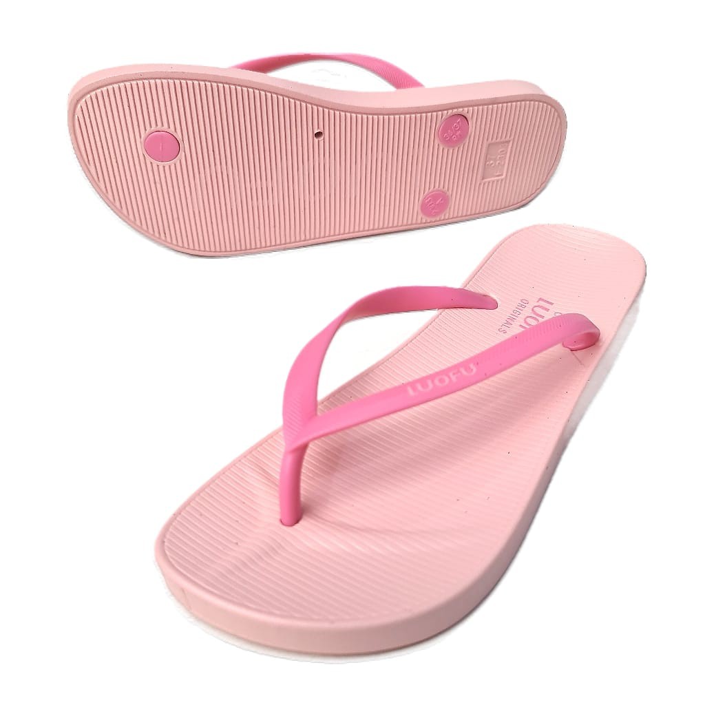 jelly sandal jepit karet luofu import sendal japit wanita F2303A10S