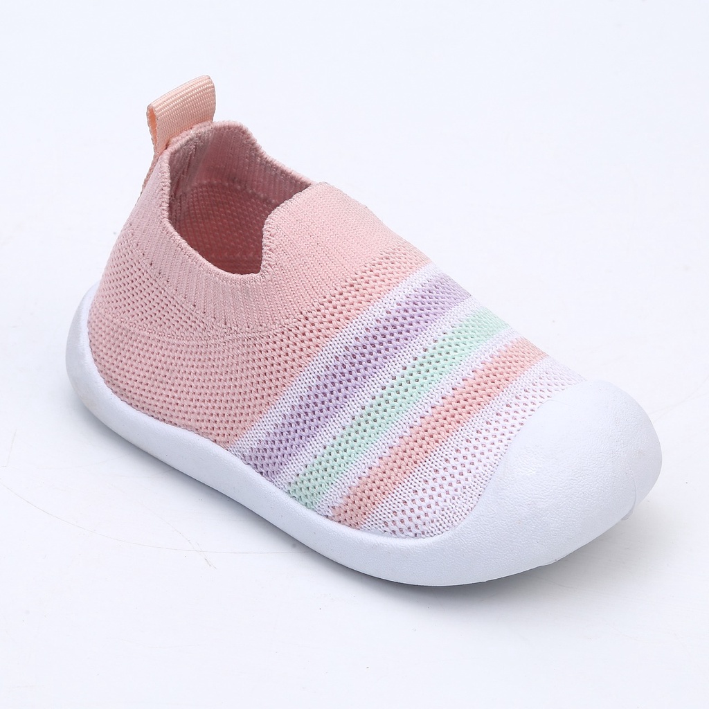 Sepatu Baby ukuran 17-21 Terkini Sneakers Anak Anak Baby Bayi Slop Model Terkini BY