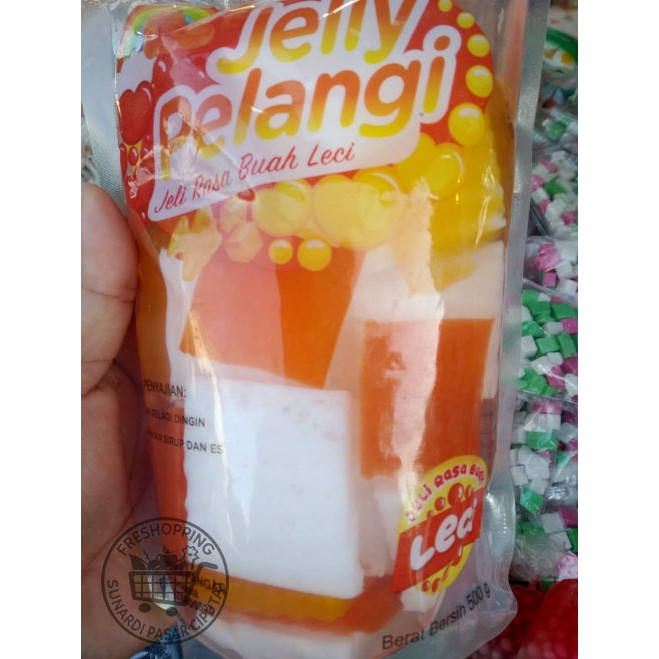 Jelly Rasa Leci &amp;  Rasa nata de coco /500gr