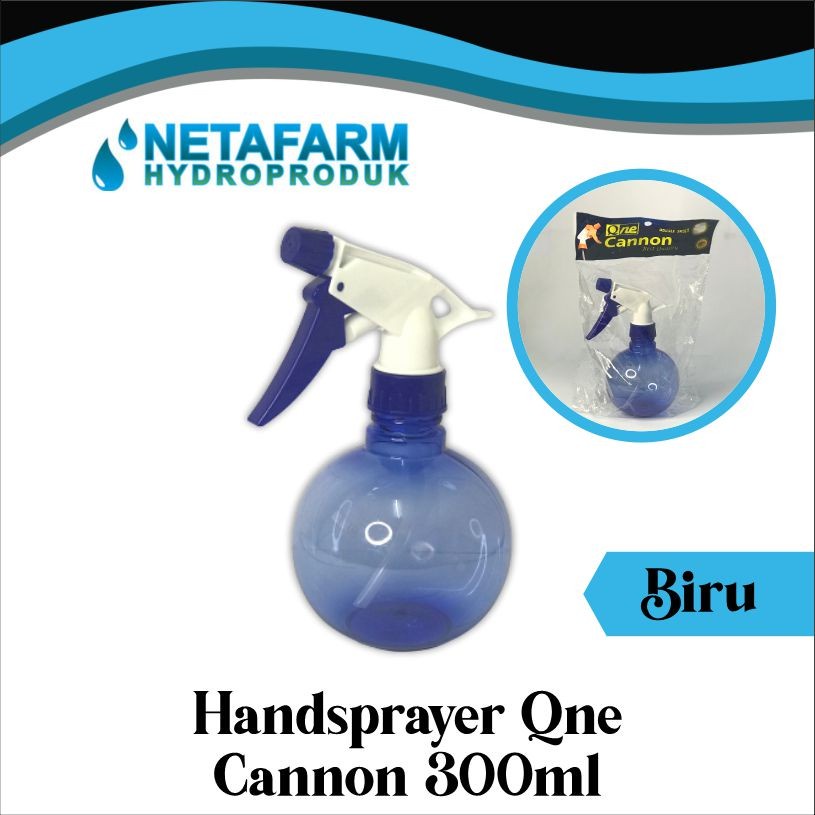 Alat Semprot Hand Sprayer QNE Cannon Botol PET Bulat 300ml