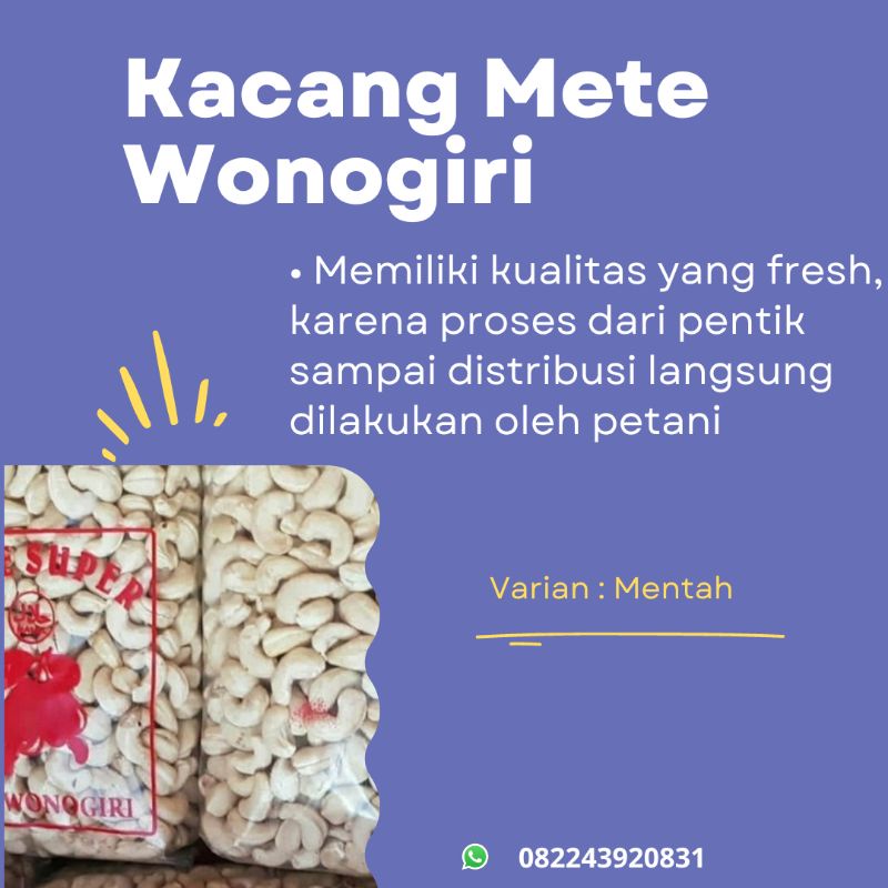 

Kacang Mete Wonogiri