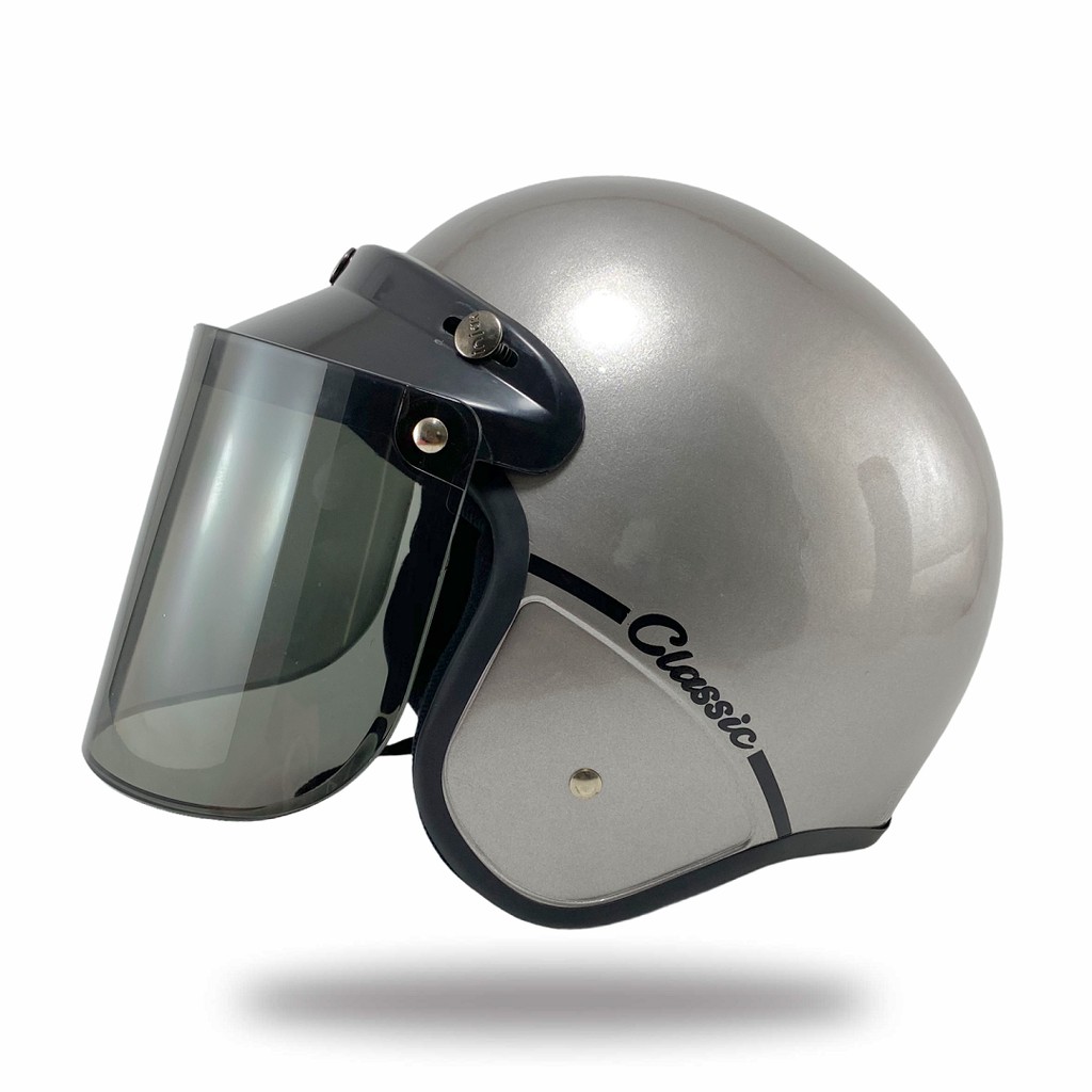 Helm Bogo Dewasa Motor Sni Helem Retro Klasic Classic