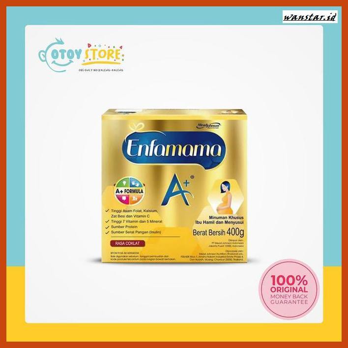 

NUTRISI-BUMIL- ENFAMAMA A+ RASA COKELAT SUSU IBU HAMIL DAN MENYUSUI 400G -BUMIL-SEHAD.