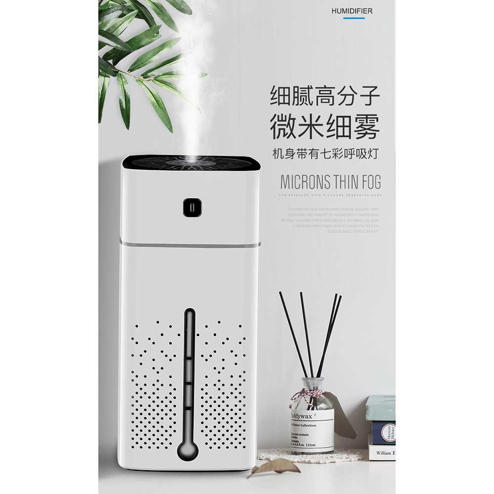 Air Humidifier Aroma therapy Diffuser RGB 1000ml Aroma Terapi Pelembab Udara Mini Pewangi Ruangan Kantor Kamar Essential Oil