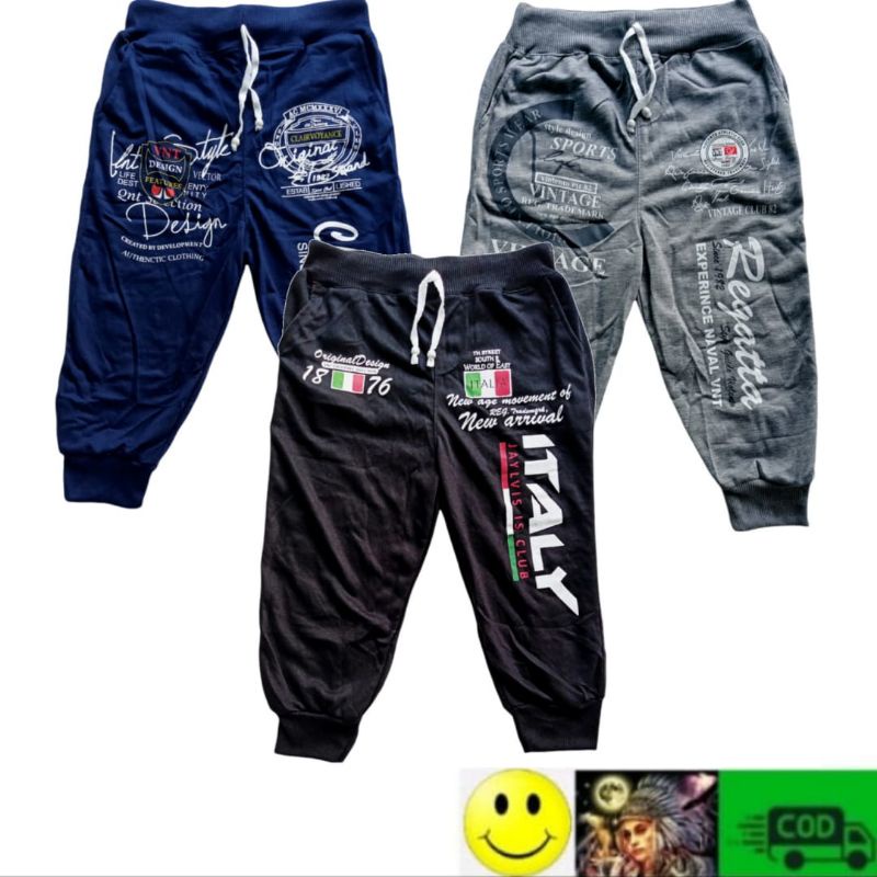 Celana Joger 3/4 Pria Wanita Dewasa Murah