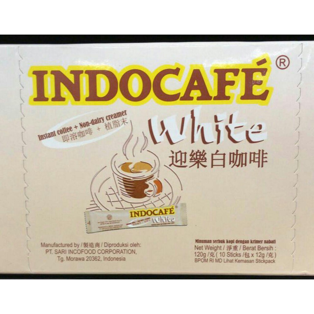 

Indocafe White Coffee 10's x 12gr/each