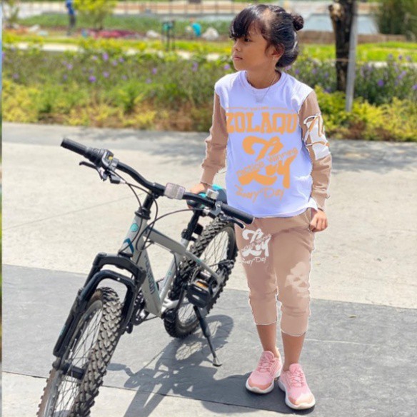 SET SETELAN CELANA ANAK GOWES KID DMR