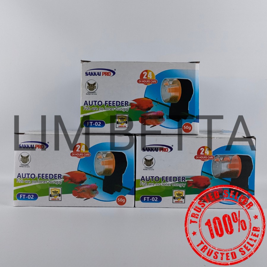 SAKKAI PRO AUTO FEEDER FT-02 / FOOD TIMER PEMBERIAN PAKAN OTOMATIS