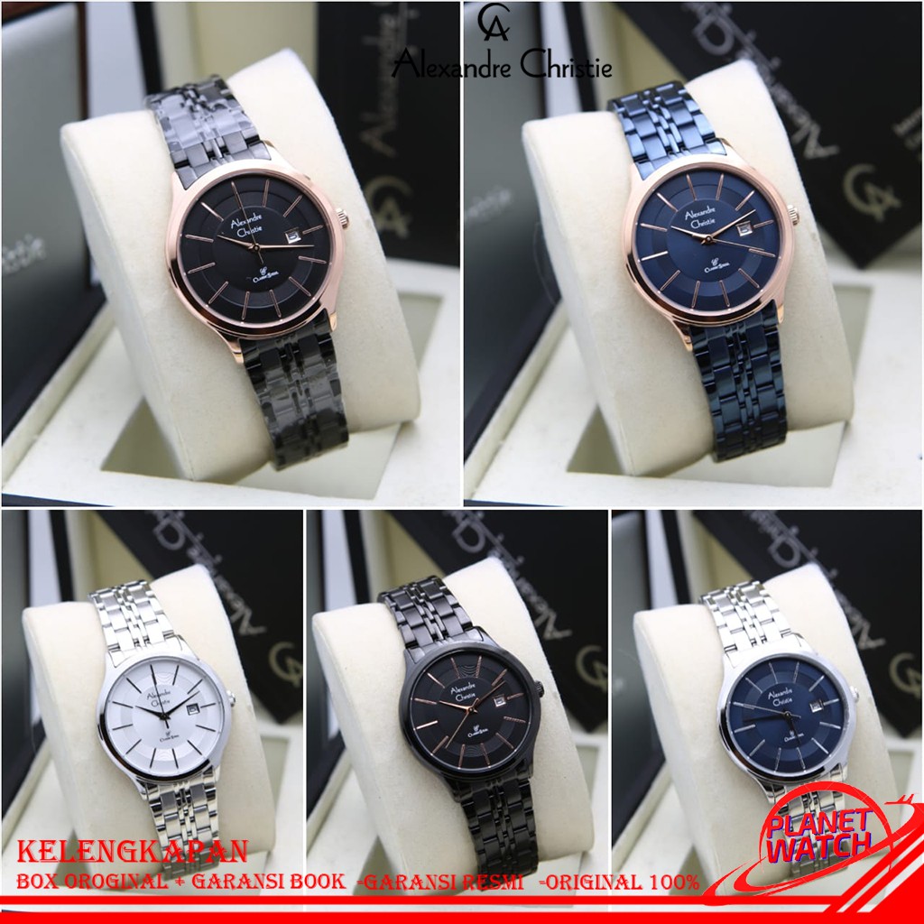 ALEXANDRE CHRISTIE WANITA ORIGINAL JAM TANGAN ALEXANDRE CHRISTIE WANITA JAM ALEXANDER CRISTIE AC 834