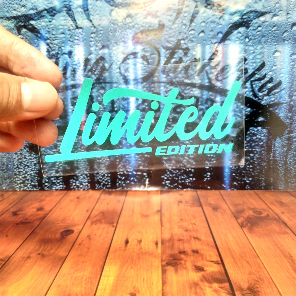 Cutting Stiker Limited Edition Variasi Motor Mobil Edisi teratas