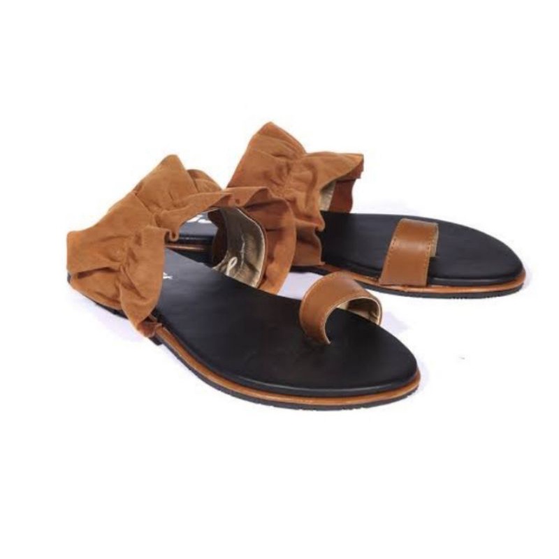 Sandal Wanita Dewasa Sandal Flat Jj Shoes Slip 17 Casual