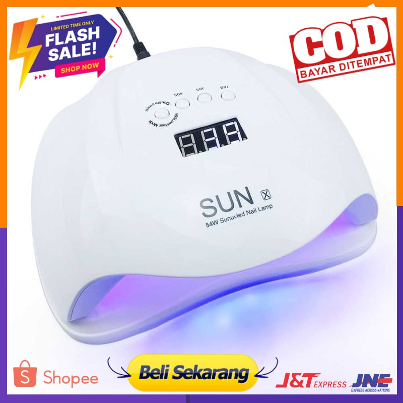 RainSolid Pengering Kutek Kuku UV LED Nail Dryer 54W - SUN-X