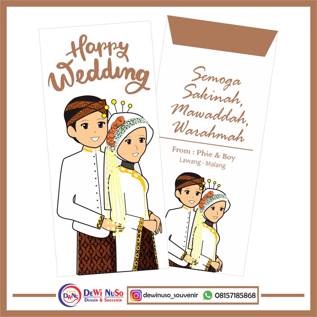 

[12pcs] Amplop Wedding | Amplop Nikahan | Amplop Kondangan