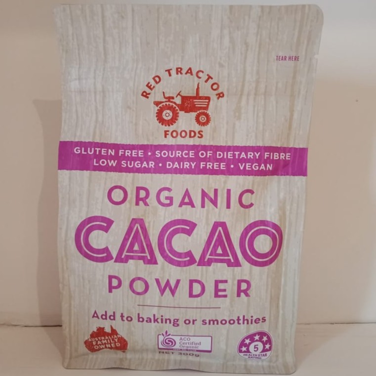 

RED TRACTOR ORGANIC CACAO POWDER 300GR