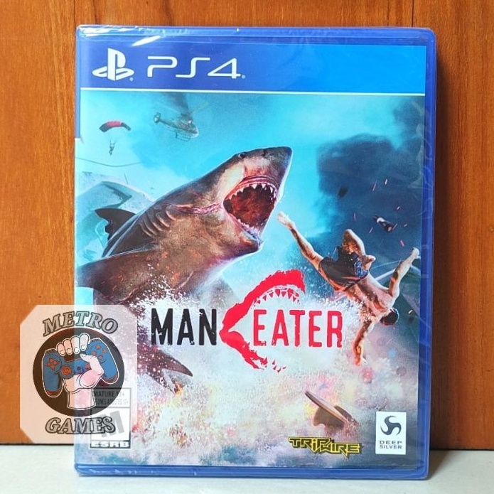 Kaset Man Eater PS4 Maneater Playstation PS 4 5 CD BD Game Games Ikan Hiu Petualangan Original Ps4 PS5