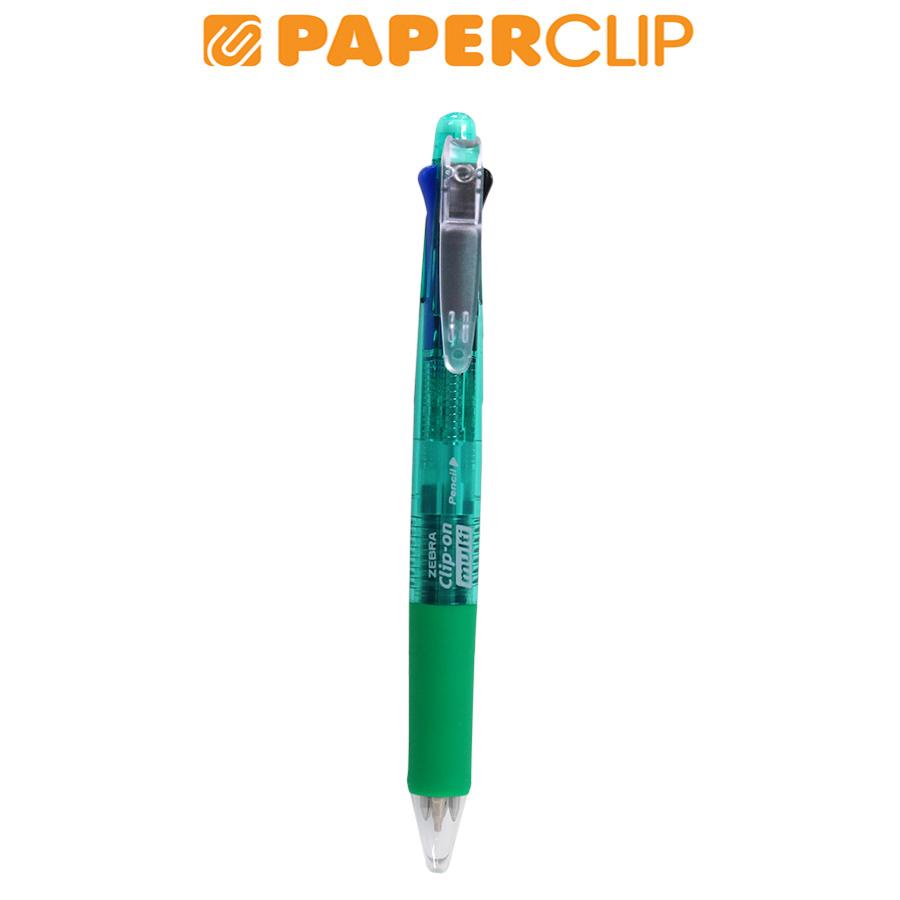 

BALLPOINT ZEBRA CLIP-ON MULTI GREEN