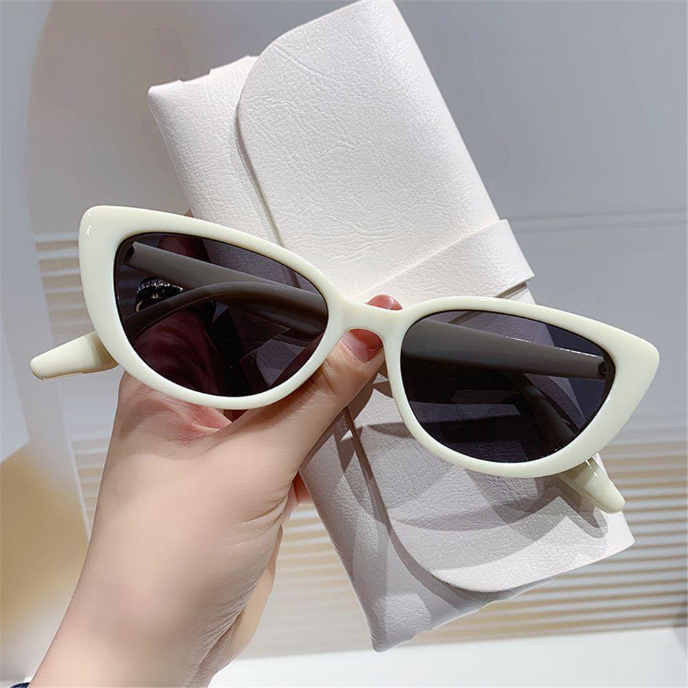 Lily Kacamata Hitam Wanita Pria Retro Kecil Vintage Eyewear Sun Glasses