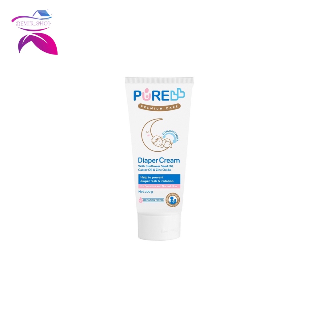 Pure Baby Diaper Cream 100gr Mencegah Iritasi Pada Kulit Bayi