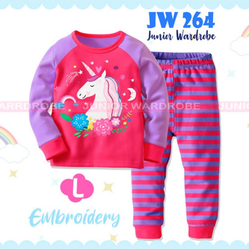 AS Setelan Pajamas Anak Junior Wardrobe JW 264