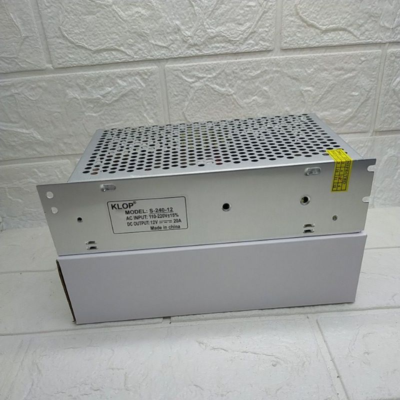 Power Supply 12v 20A jaring