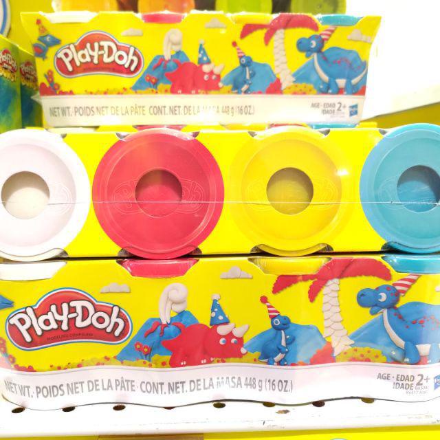Playdoh Refill Modeling Large Set isi 4 Warna 448gr