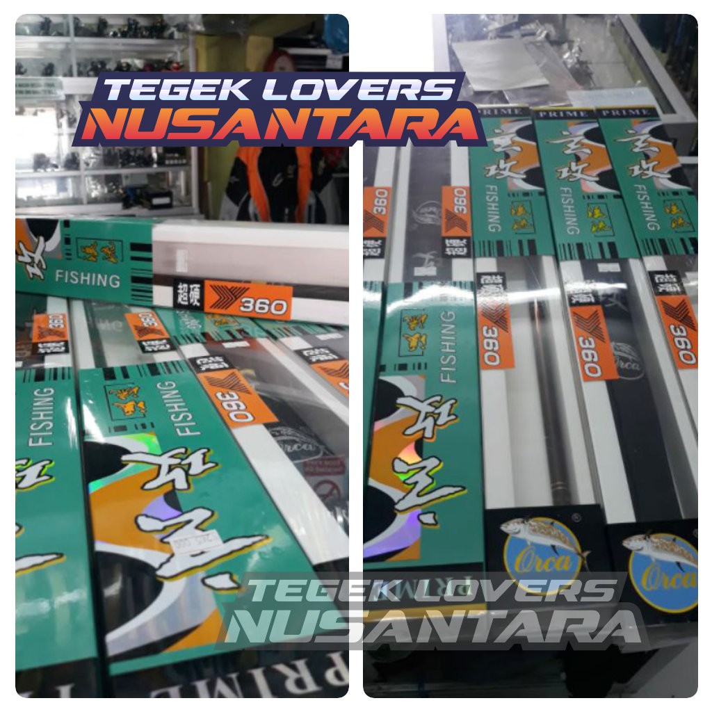 JORAN TEGEK ORCA PRIME 360  450  dan 540 cm kaku, kuat , ringan, legend
