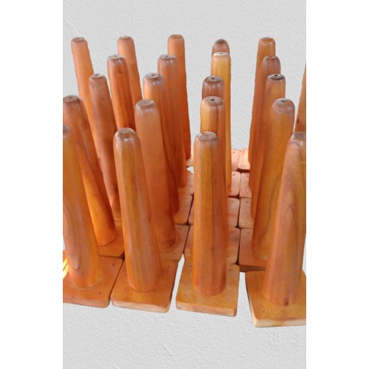kaki sopa nakas kayu bulat minimalis
