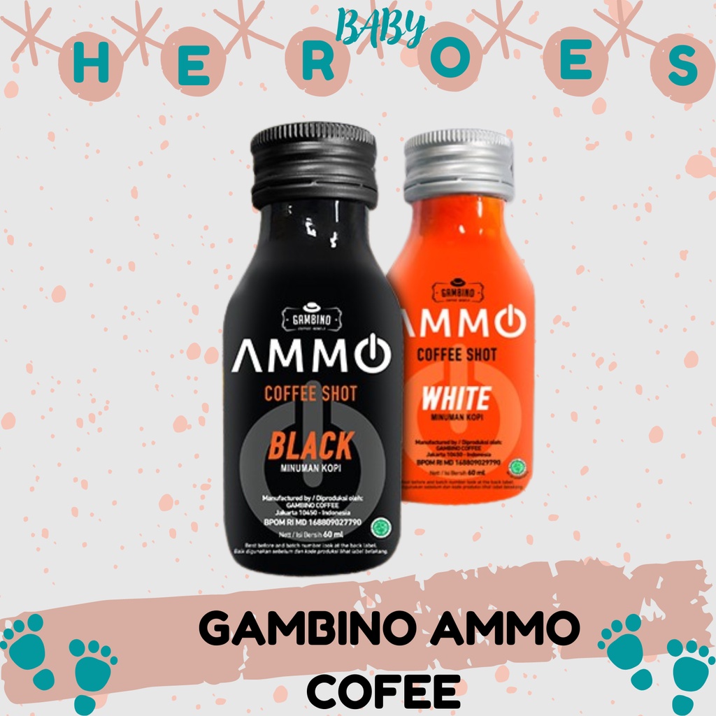 Gambino Ammo Cofee black / White