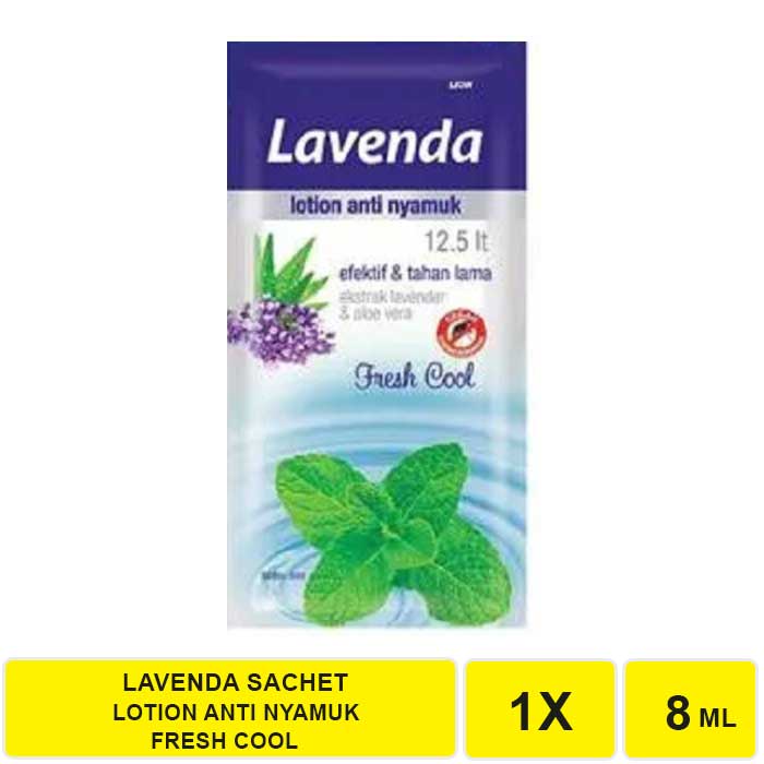 LAVENDA LOTION ANTI NYAMUK FRESH COOL 8 ML