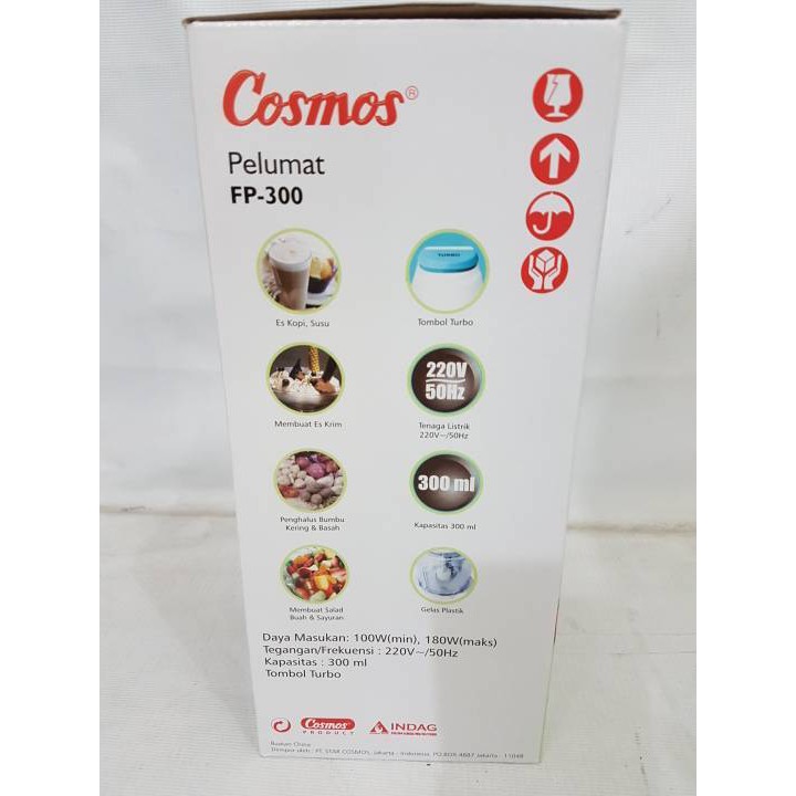 Cosmos food processor blender mini Chopper FP300 300ml 100 watt Original