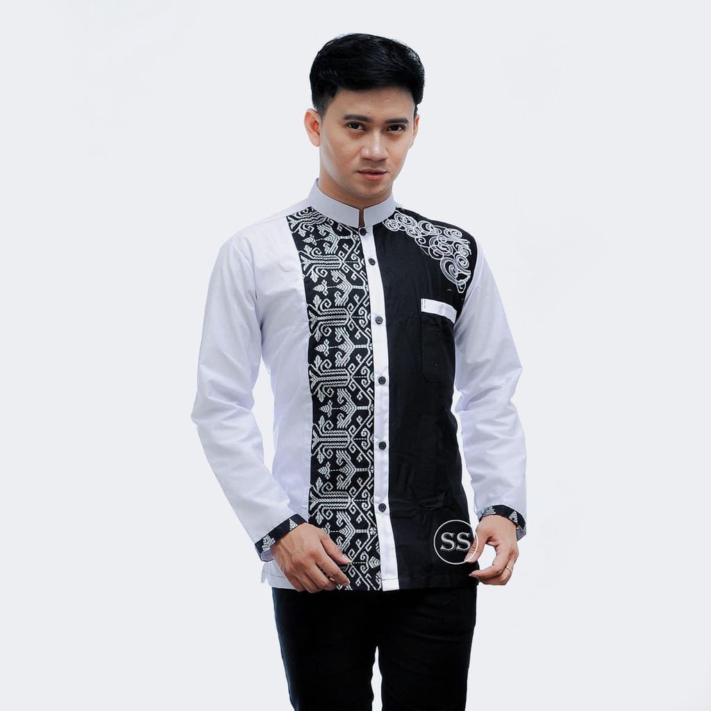 Baju koko lengan panjang | Koko Batik pria | Baju Koko Dewasa