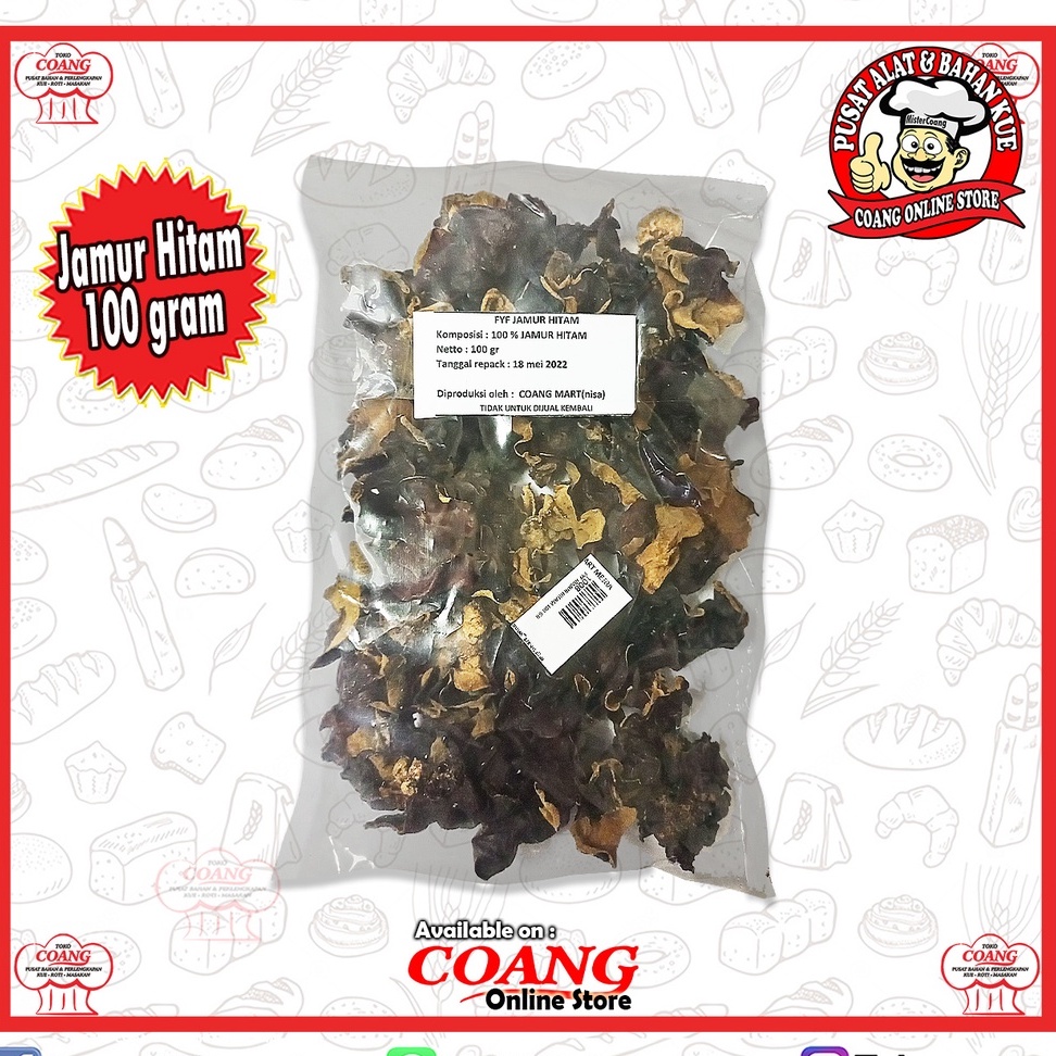 

TTS JAMUR HITAM ASLI 100 GR