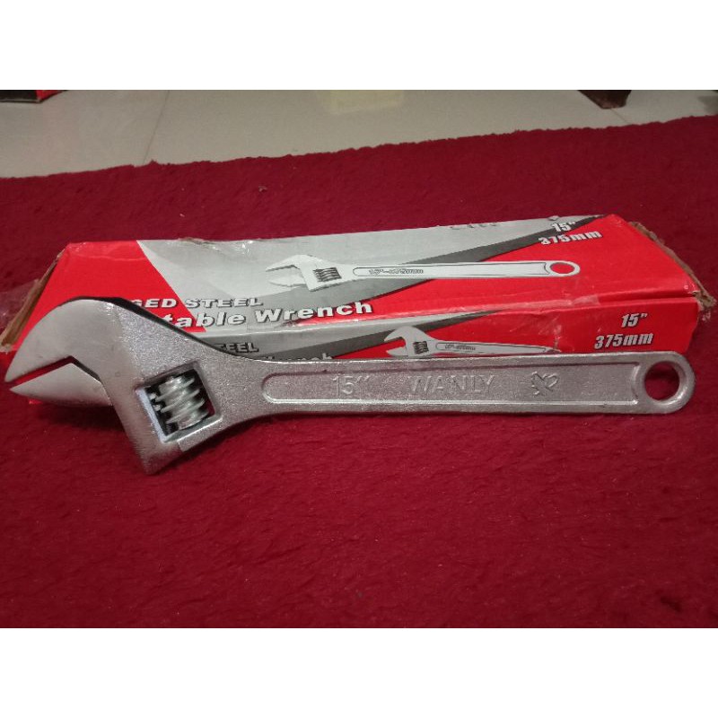 Kunci Inggris 15 inch / Kunci Bago / Adjustable Wrench