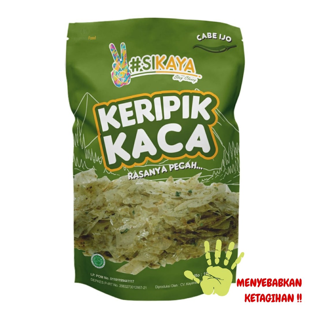 KERIPIK KACA KERIPIK BELING KERIPIK TISU KRIPCA KERIPIK PEDAS GILA CABE MERAH CABE IJO SIKAYA