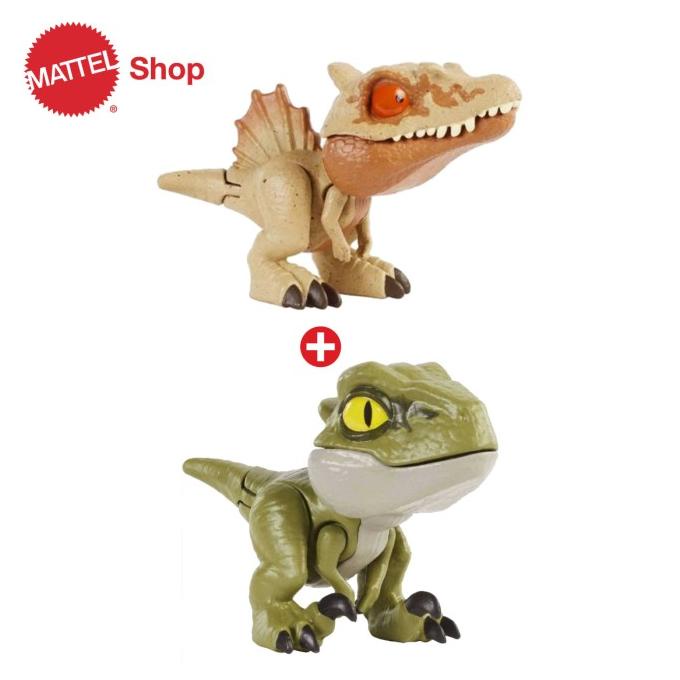 Bundle Jurassic World Snap Squad Spinosaurus & Velociraptor Green