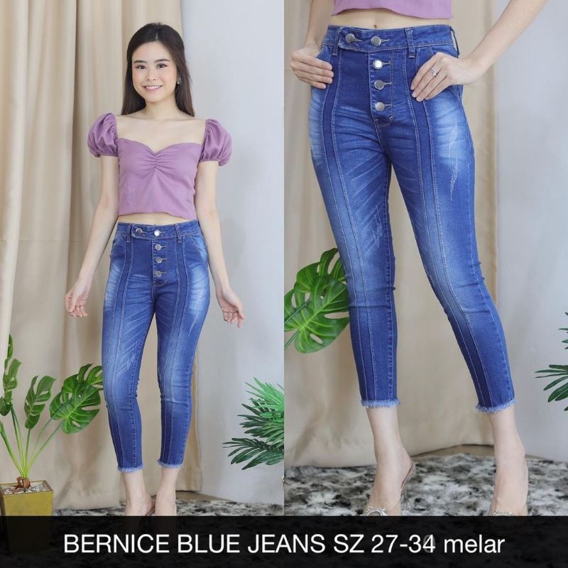 Celana Jeans Wanita Bernice Skinny Kekinian Rekomendasi Influencer