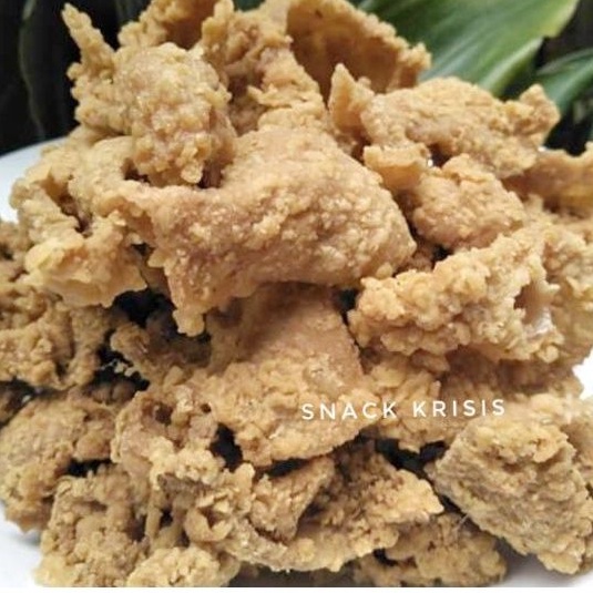 

Keripik kulit ayam goreng krispi super enak gurih Halal 500 gram free buble wrap